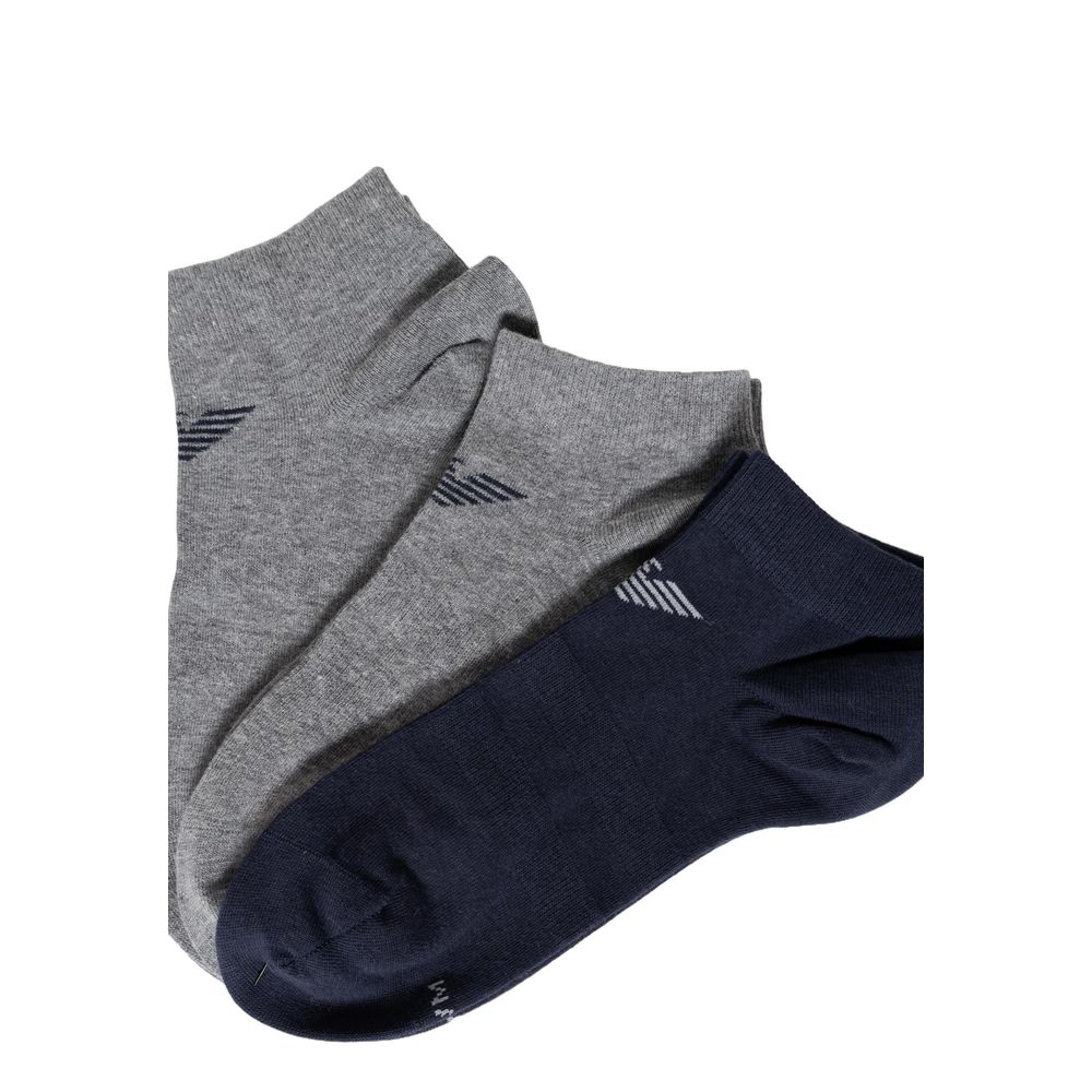 Blue Cotton Socks