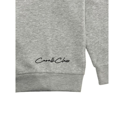 Gray Polyester Women Hoodie