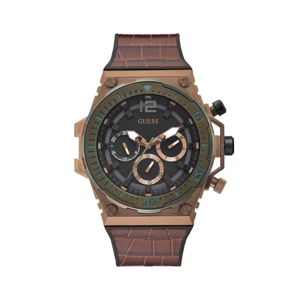 Brown Synthetic Dress Watch