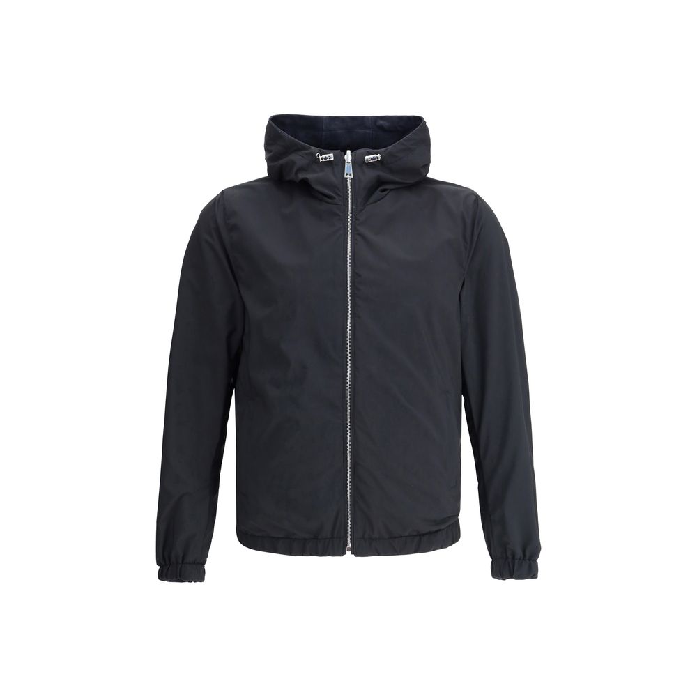 Blue Calf Leather Bos Taurus Shell Jacket
