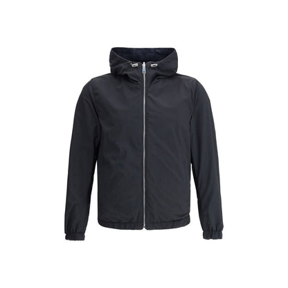 Blue Calf Leather Bos Taurus Shell Jacket