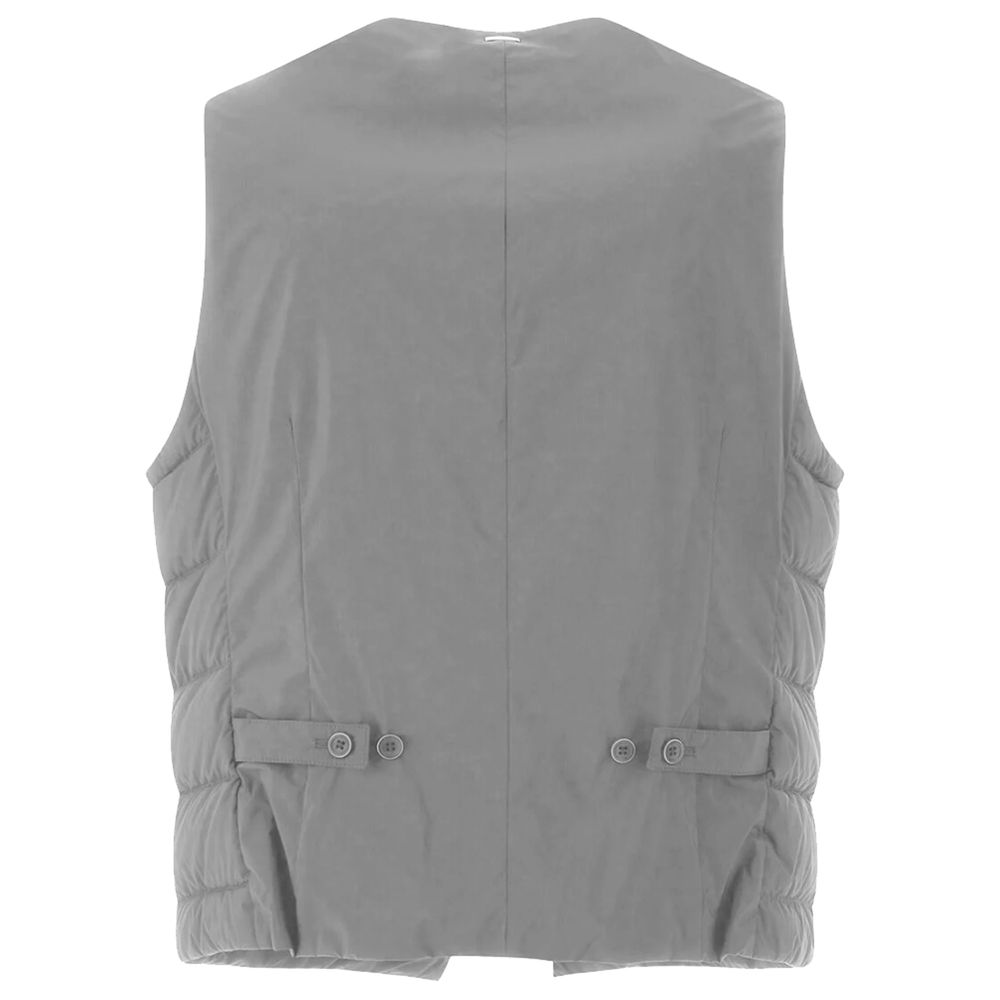 Gray Nylon Men Vest