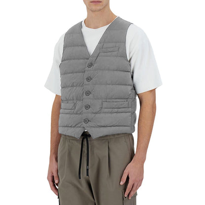 Gray Nylon Men Vest