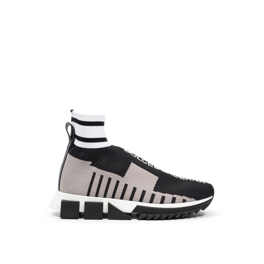 Black Fabric Sneaker