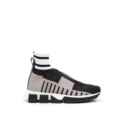 Black Fabric Sneaker