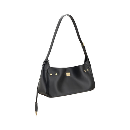 Black Calf Leather Bos Taurus Shoulder Bag