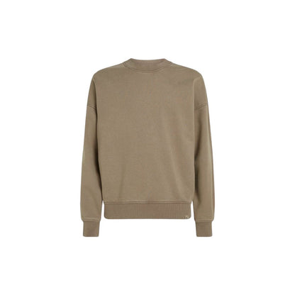 Beige Cotton Sweatshirt