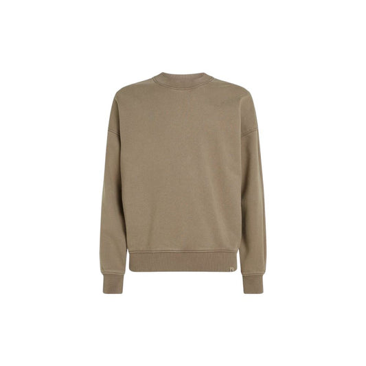 Beige Cotton Sweatshirt