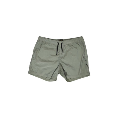 Green Nylon Swim Shorts
