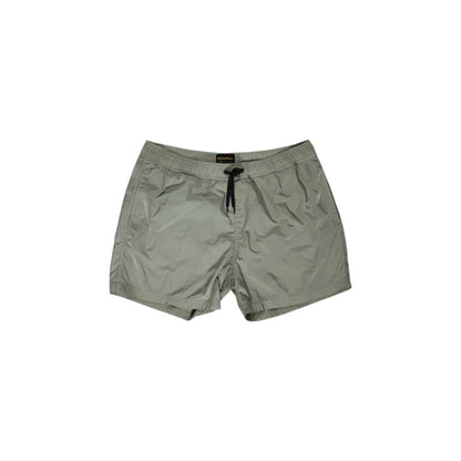 Green Nylon Swim Shorts