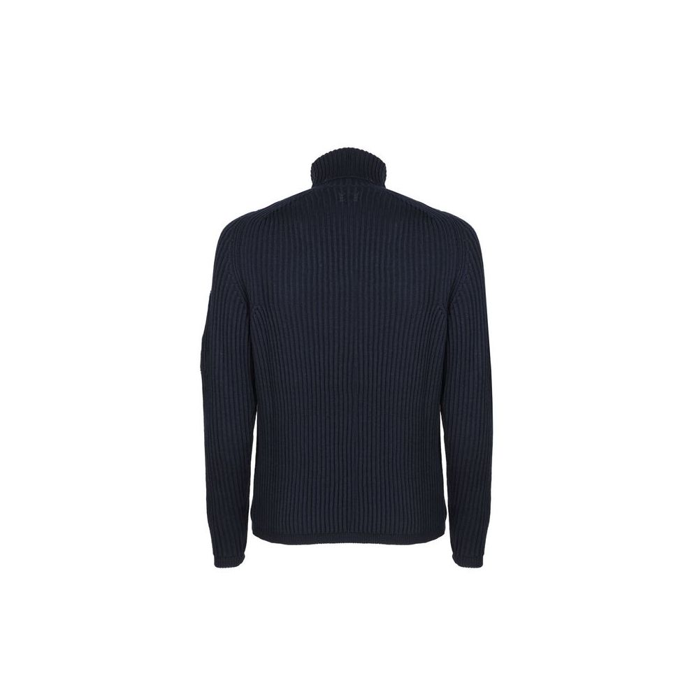 Black Wool Men Sweater