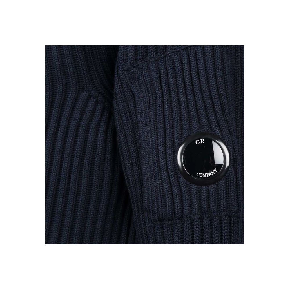 Black Wool Men Sweater