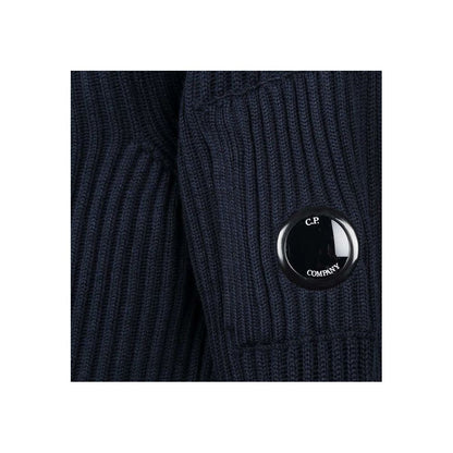 Black Wool Men Sweater