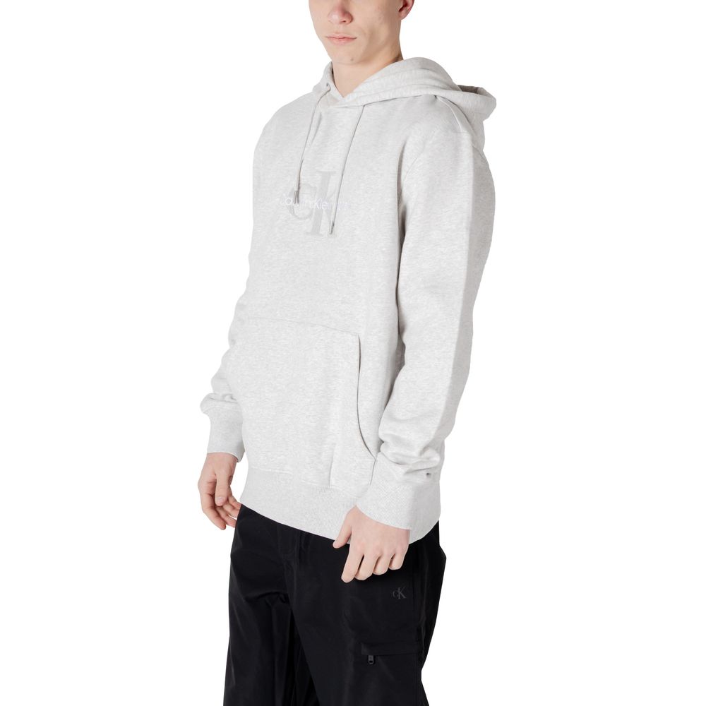 Gray Cotton Hoodie