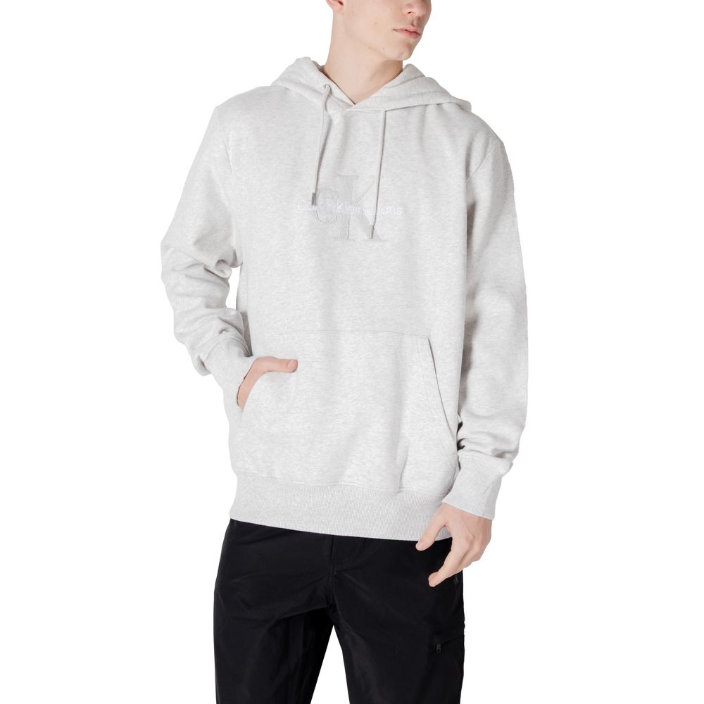 Gray Cotton Hoodie