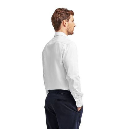 White Cotton Dress Shirt