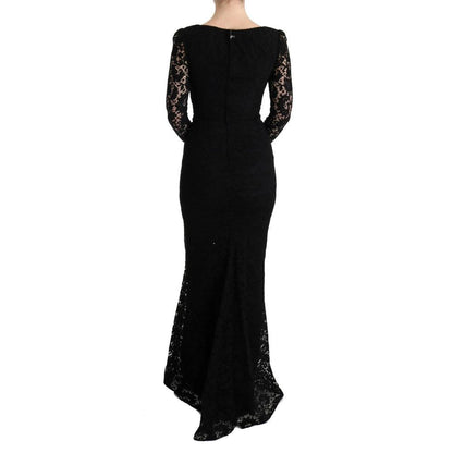 Black Cotton Cocktail Dress