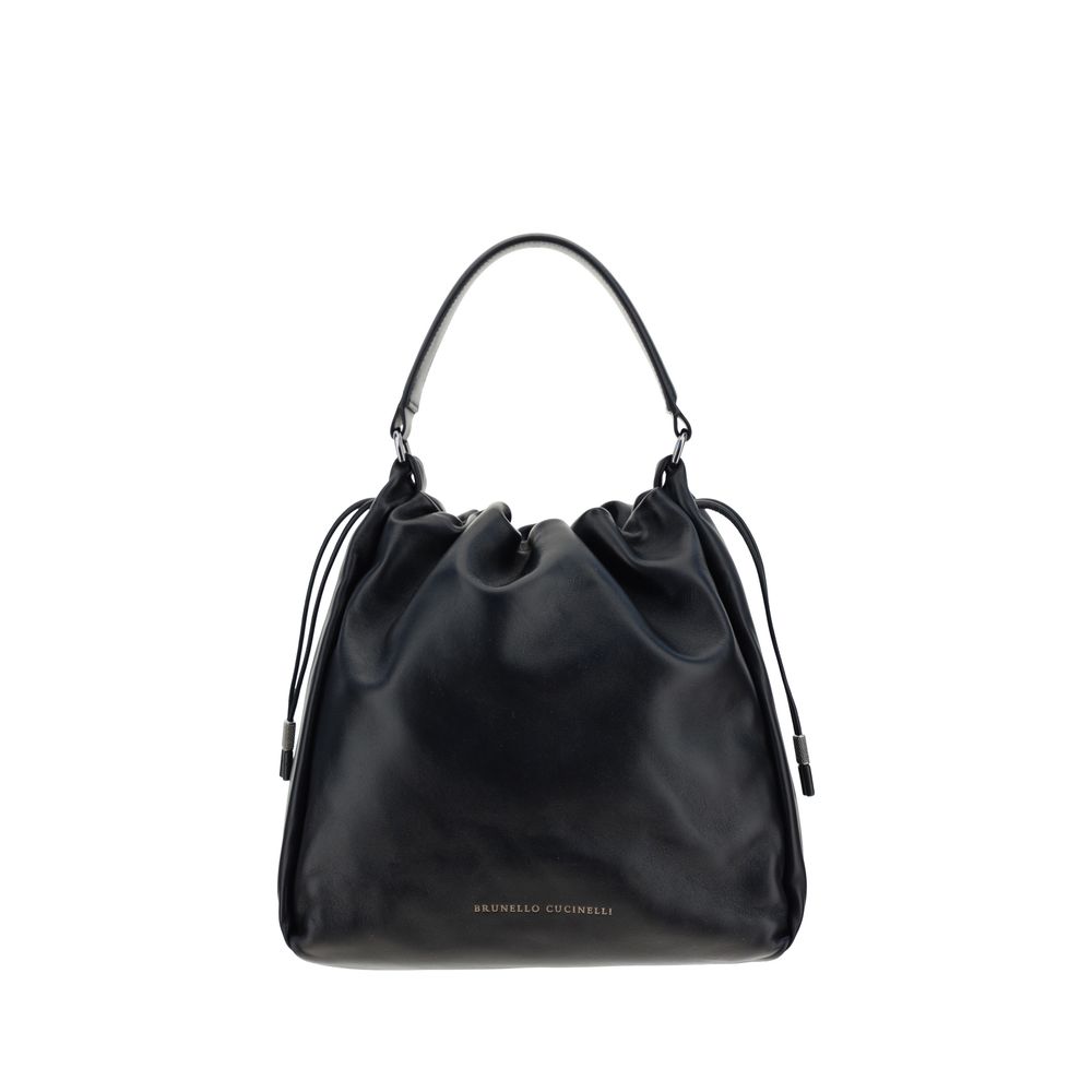 Black Calf Leather Bos Taurus Shoulder Bag