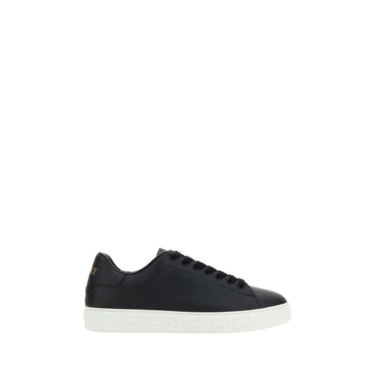 Black Rubber Low Top Sneakers