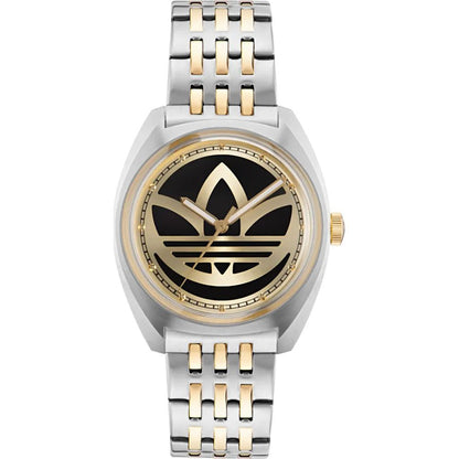 Gray Stainless Steel Dress Watch