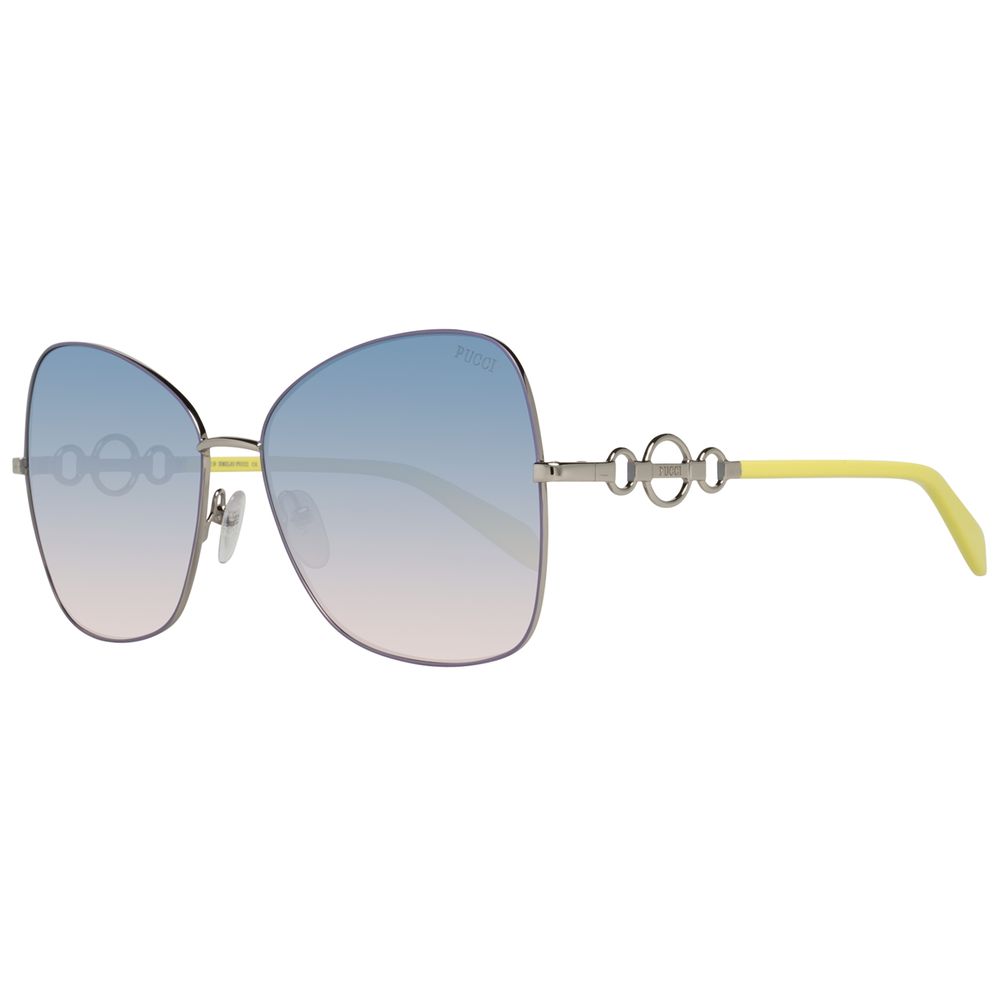 Gray Metal Sunglasses