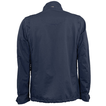 Blue Linen Men Jacket