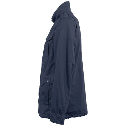 Blue Linen Men Jacket