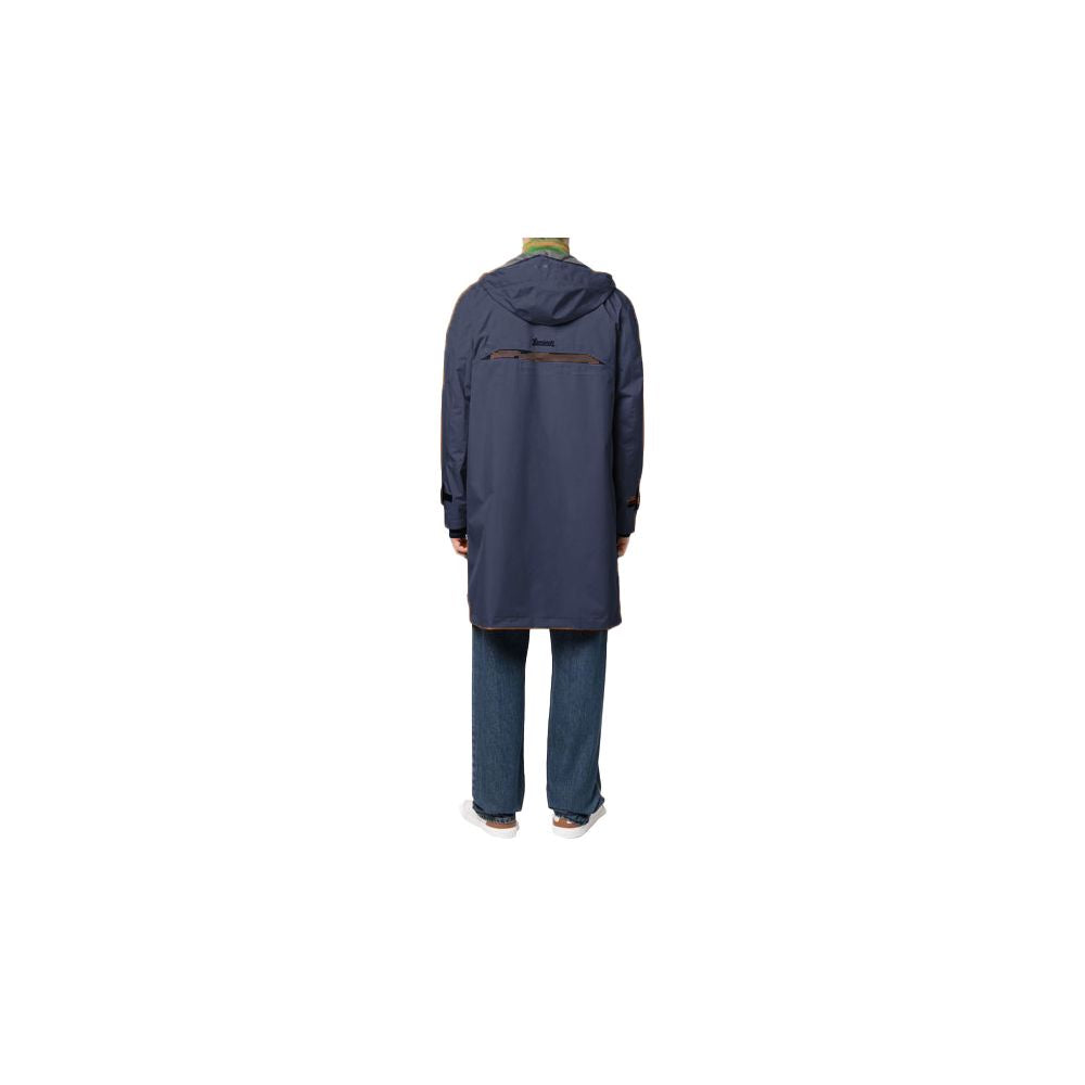 Blue Nylon Men's Jacket