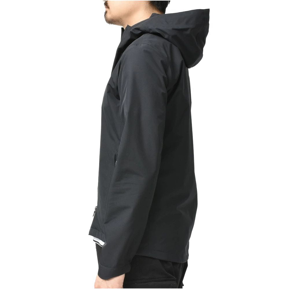 Black Nylon Men Jacket