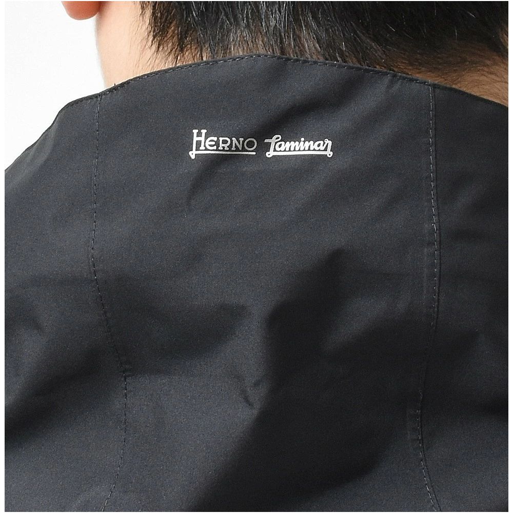 Black Nylon Men Jacket