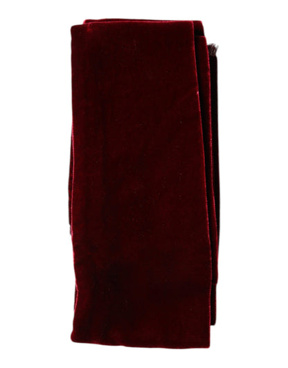Bordeaux Cotton Silk Fringe Shawl Wrap Scarf