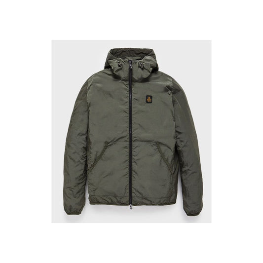 Green Polyamide Men's Summer Jacket
