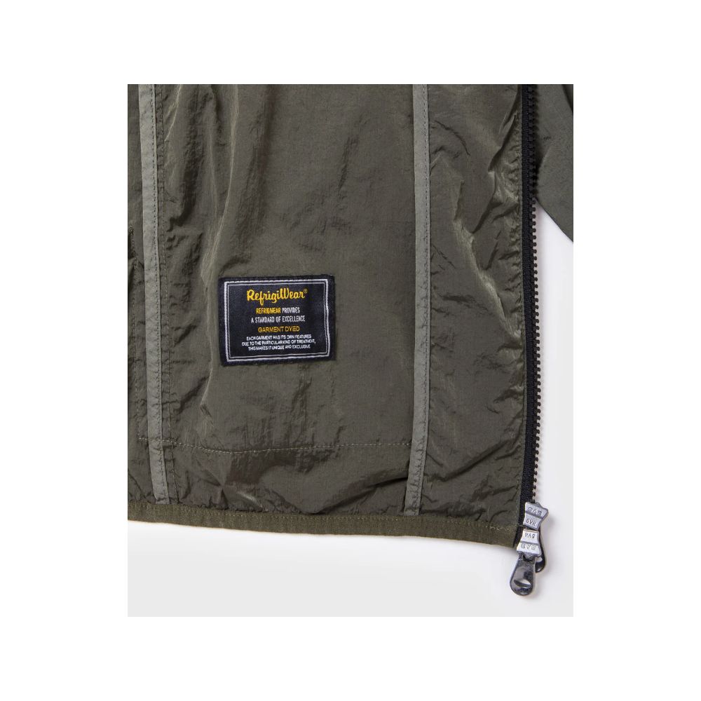 Green Polyamide Men's Summer Jacket