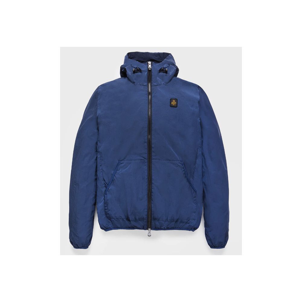 Blue Polyamide Men's Jacket