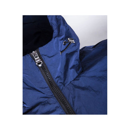 Blue Polyamide Men's Jacket