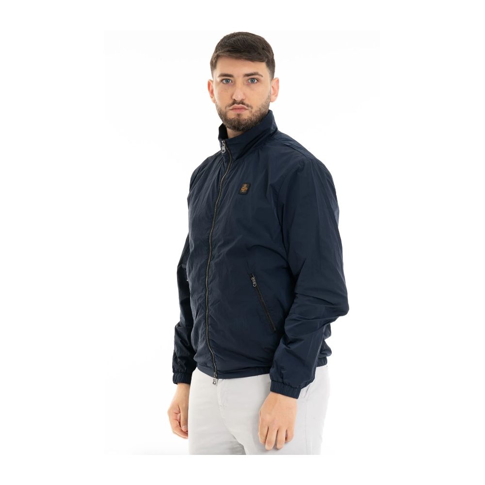 Blue Polyamide Men's Jacket