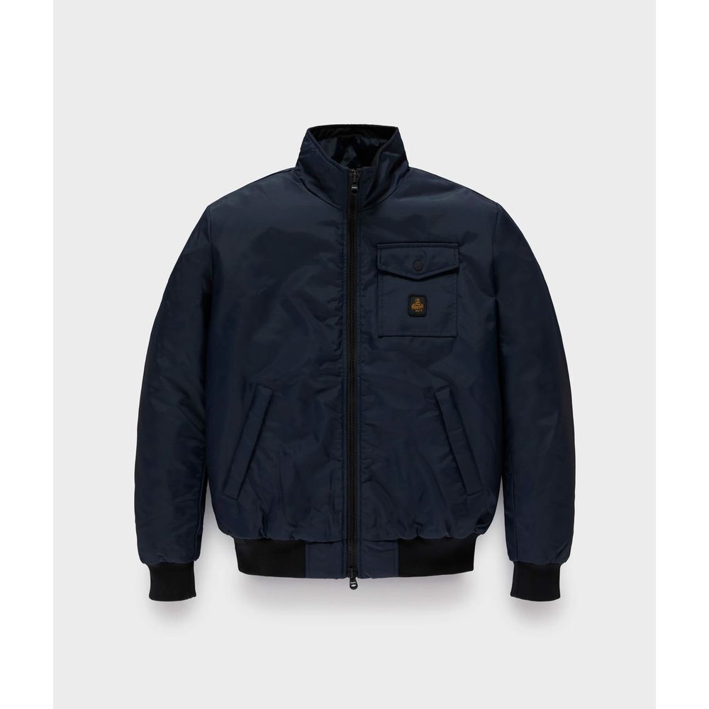 Blue Polyamide Men's Jacket