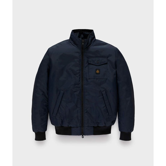 Blue Polyamide Men's Jacket