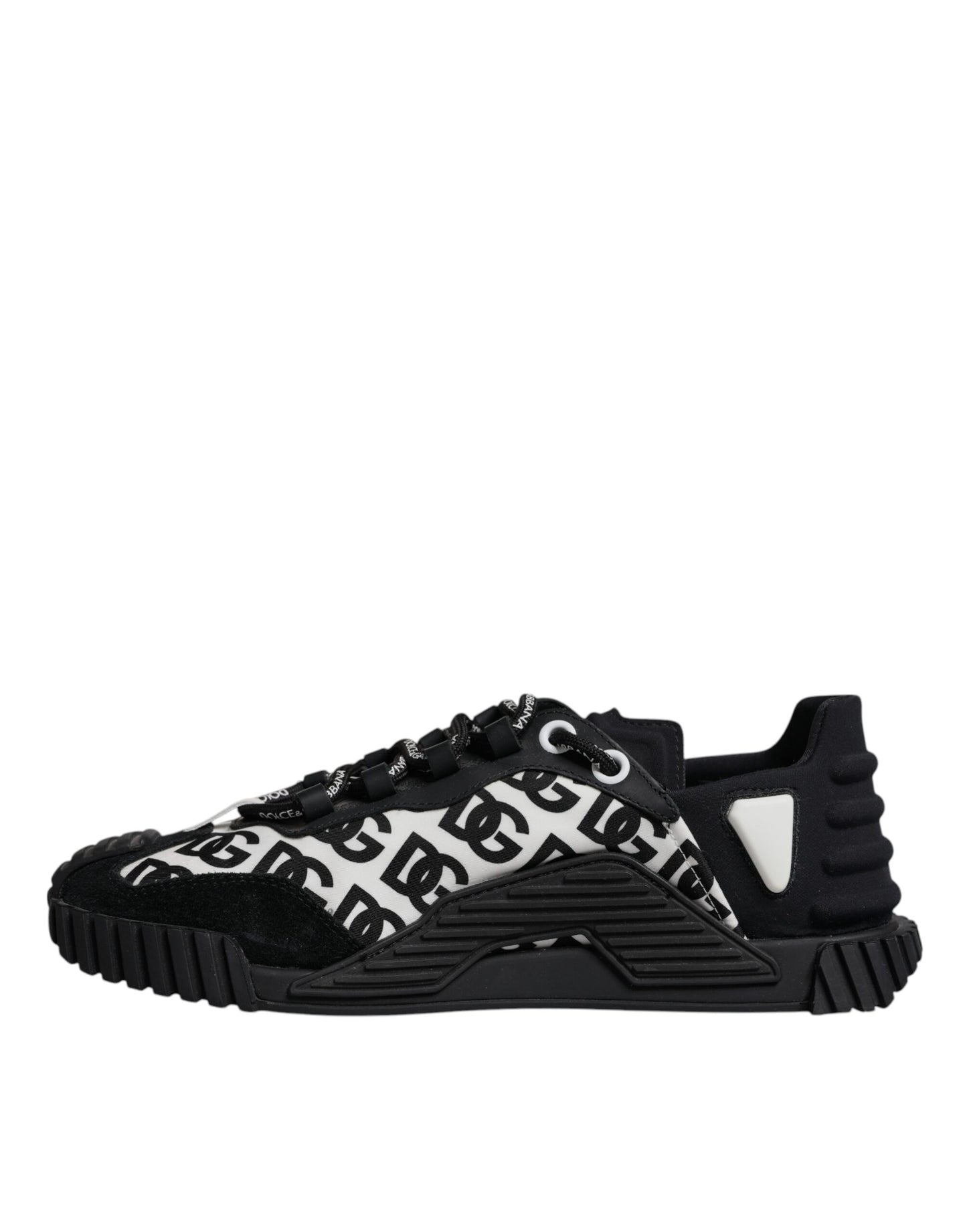 Black Logo Lace Up Low Top NS1 Sneakers Shoes