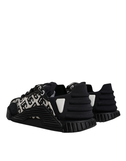 Black Logo Lace Up Low Top NS1 Sneakers Shoes