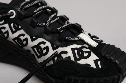 Black Logo Lace Up Low Top NS1 Sneakers Shoes