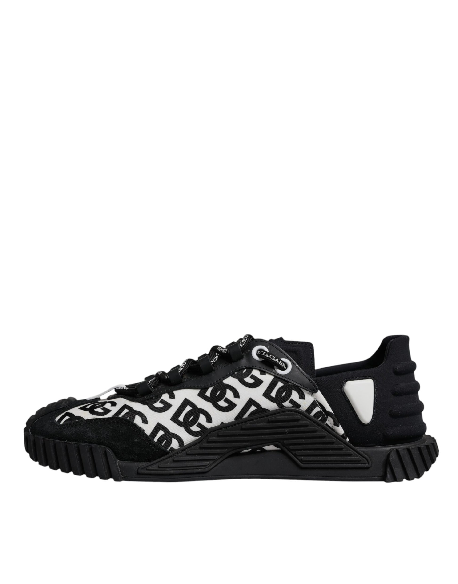Black Logo Lace Up Low Top NS1 Sneakers Shoes