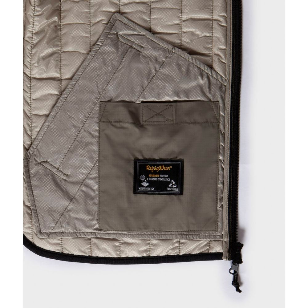 Green Polyester Men Vest