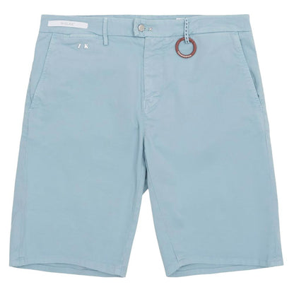 Light Blue Linen Men Short