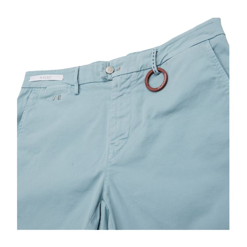 Light Blue Linen Men Short