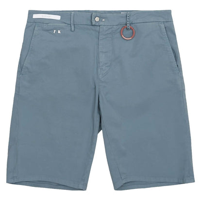 Light Blue Linen Men Short