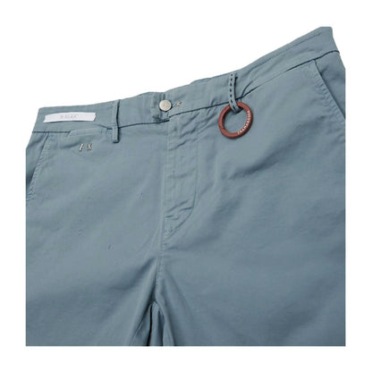 Light Blue Linen Men Short