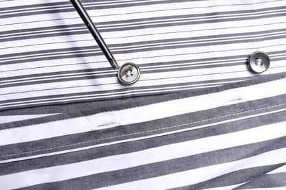 Multicolor Striped Button Down Casual Shirt