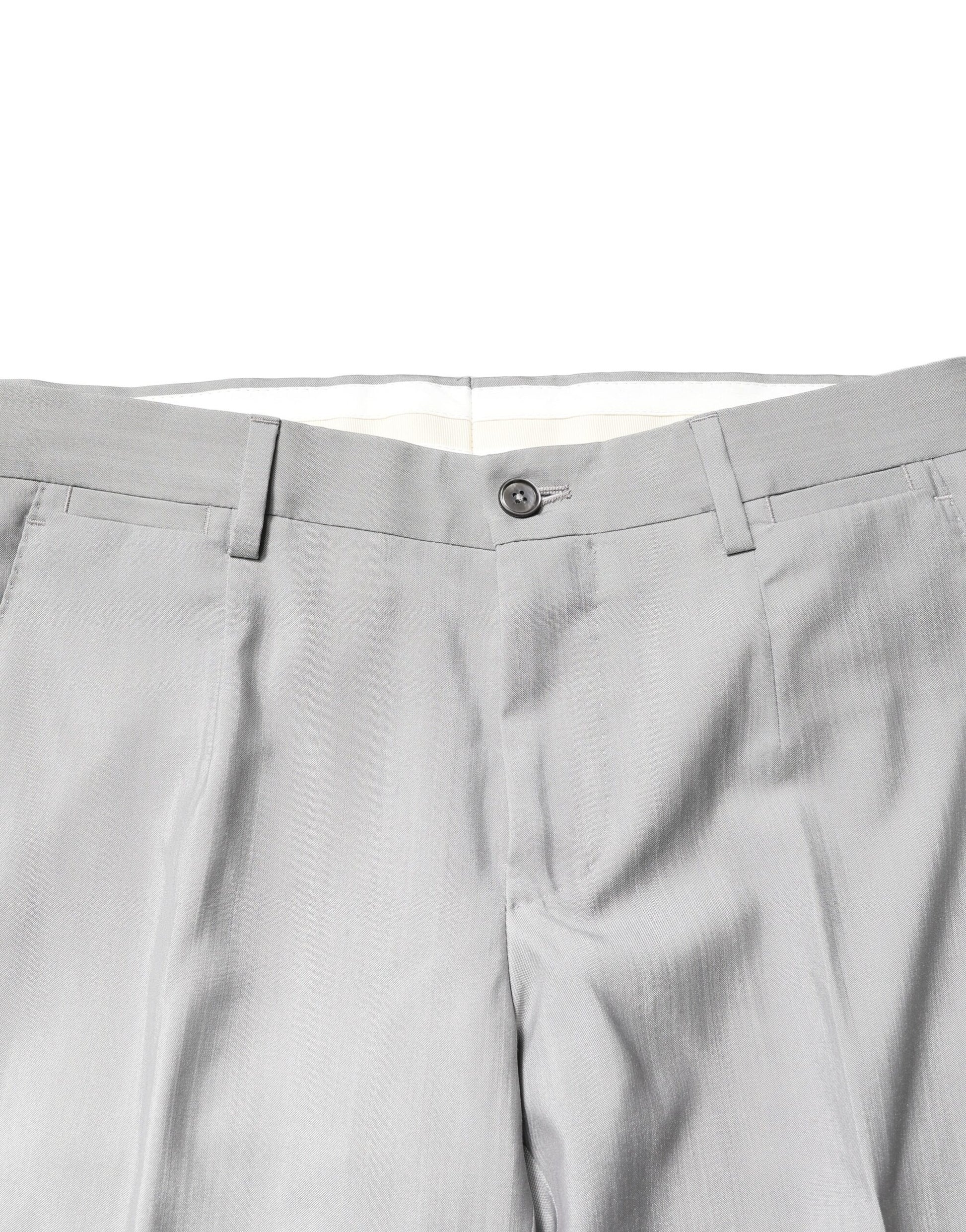 Light Gray Wool GOLD 2 Piece Formal Suit