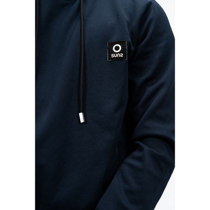 Blue Nylon Men Sweater